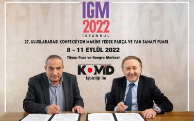 KOMİD’den IGM 2022 27.Uluslararası Konfeksiyon Makineleri Fuarı’na Tam Destek